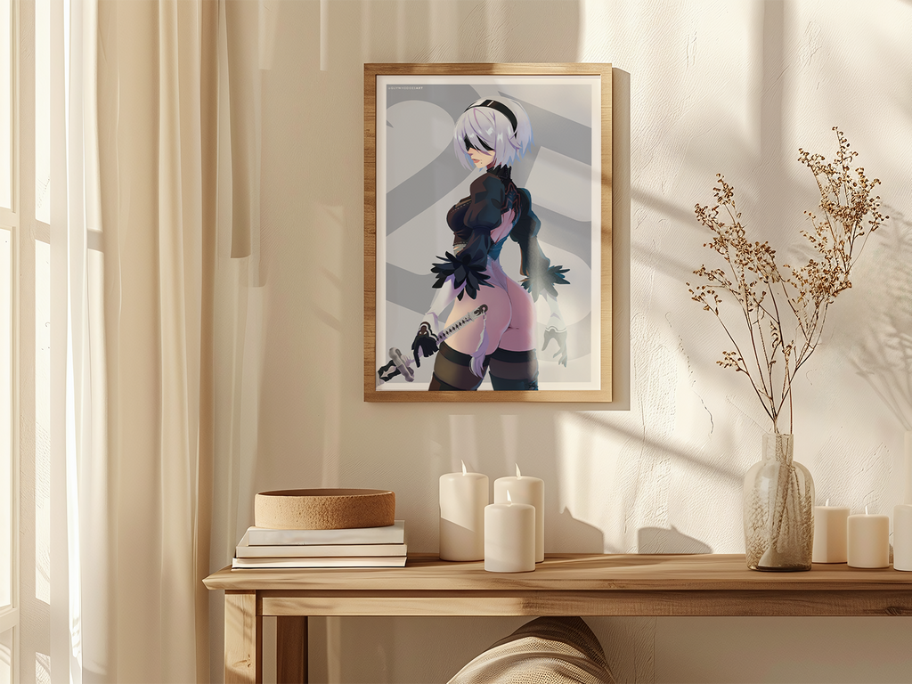 2B Art Print | NieR Automata Fan Art