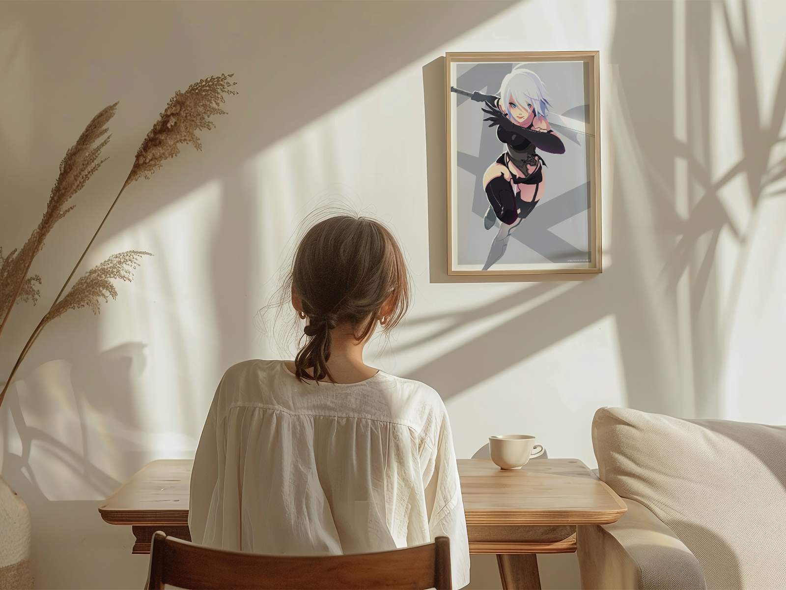 A2 Art Print | NieR Automata Fan Art