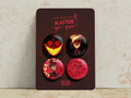 Alastor Badge Set | Hazbin Hotel Badges