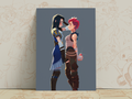 Caitlyn & Vi Art Print | Arcane Romantic Poster