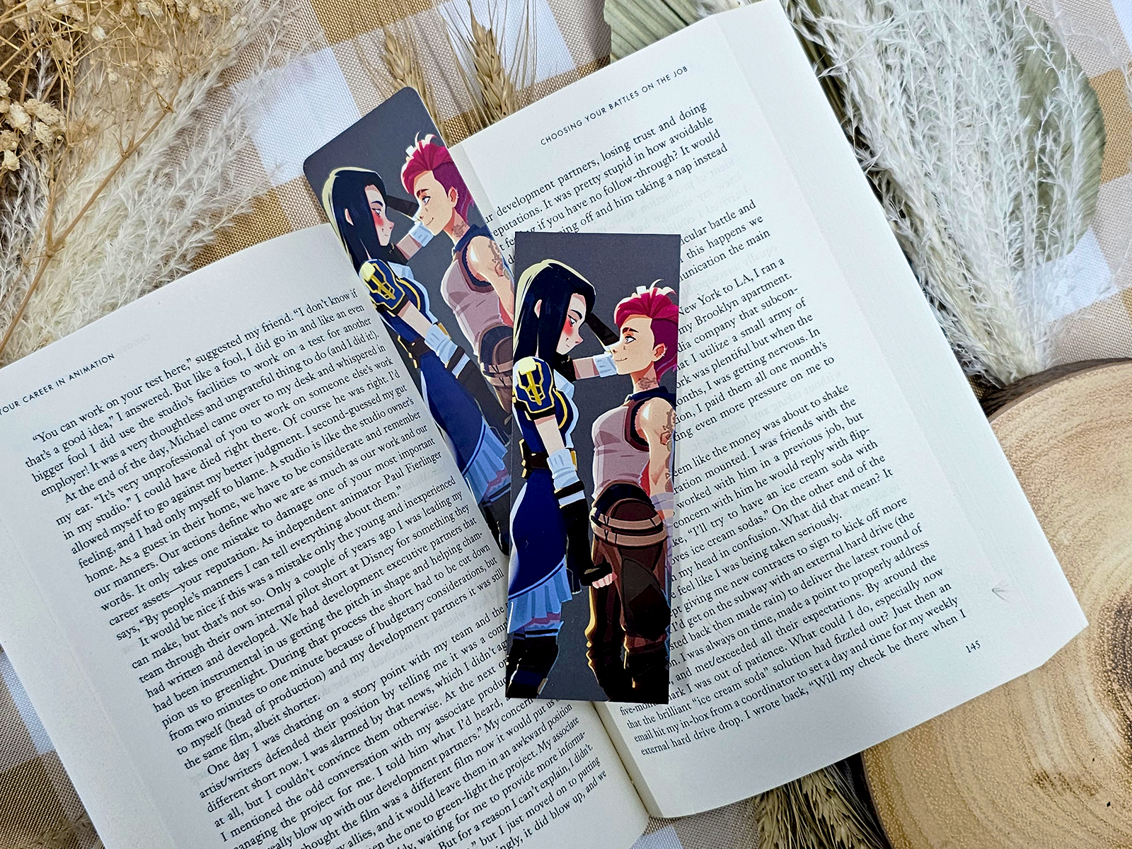 Caitlyn & Vi Arcane Bookmark – League of Legends LGBTQ Art