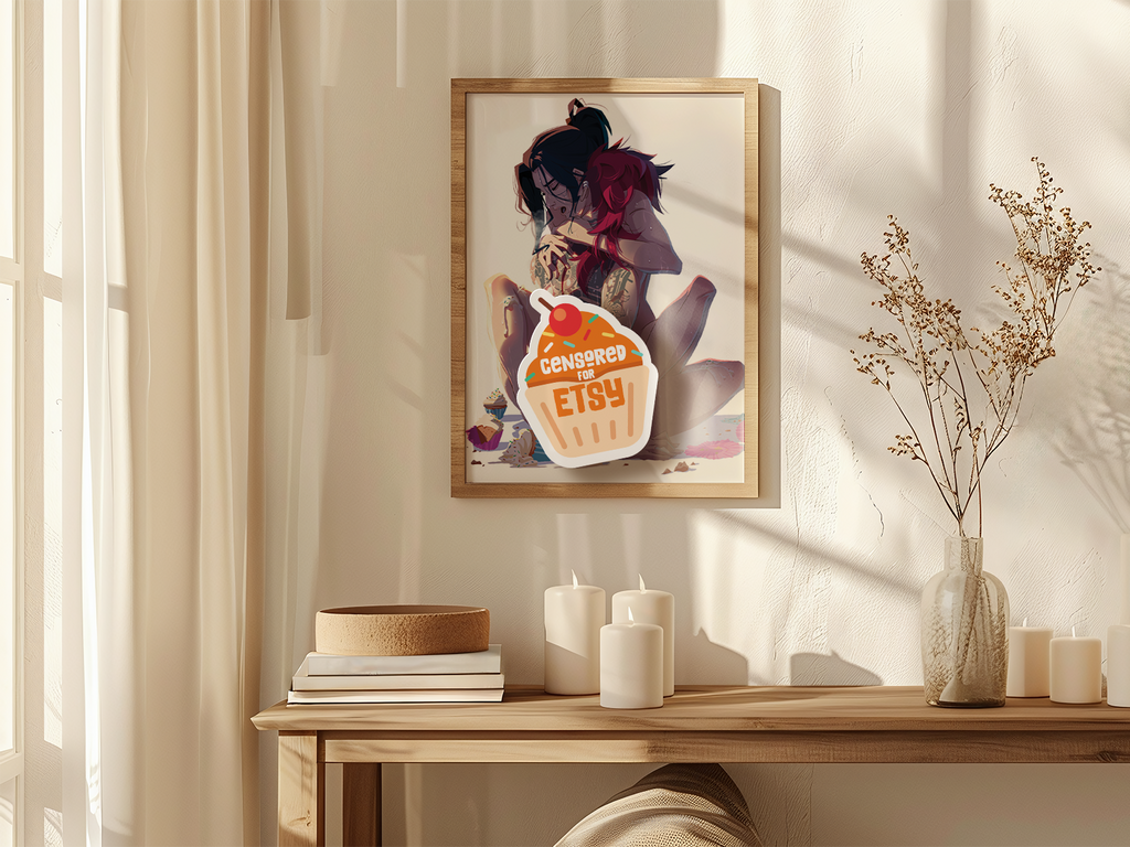 Caitlyn & Vi Art Print | Arcane Romantic Poster