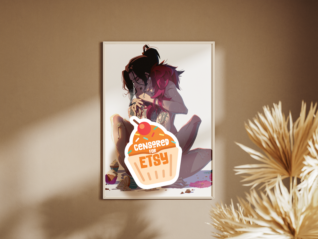 Caitlyn & Vi Art Print | Arcane Romantic Poster
