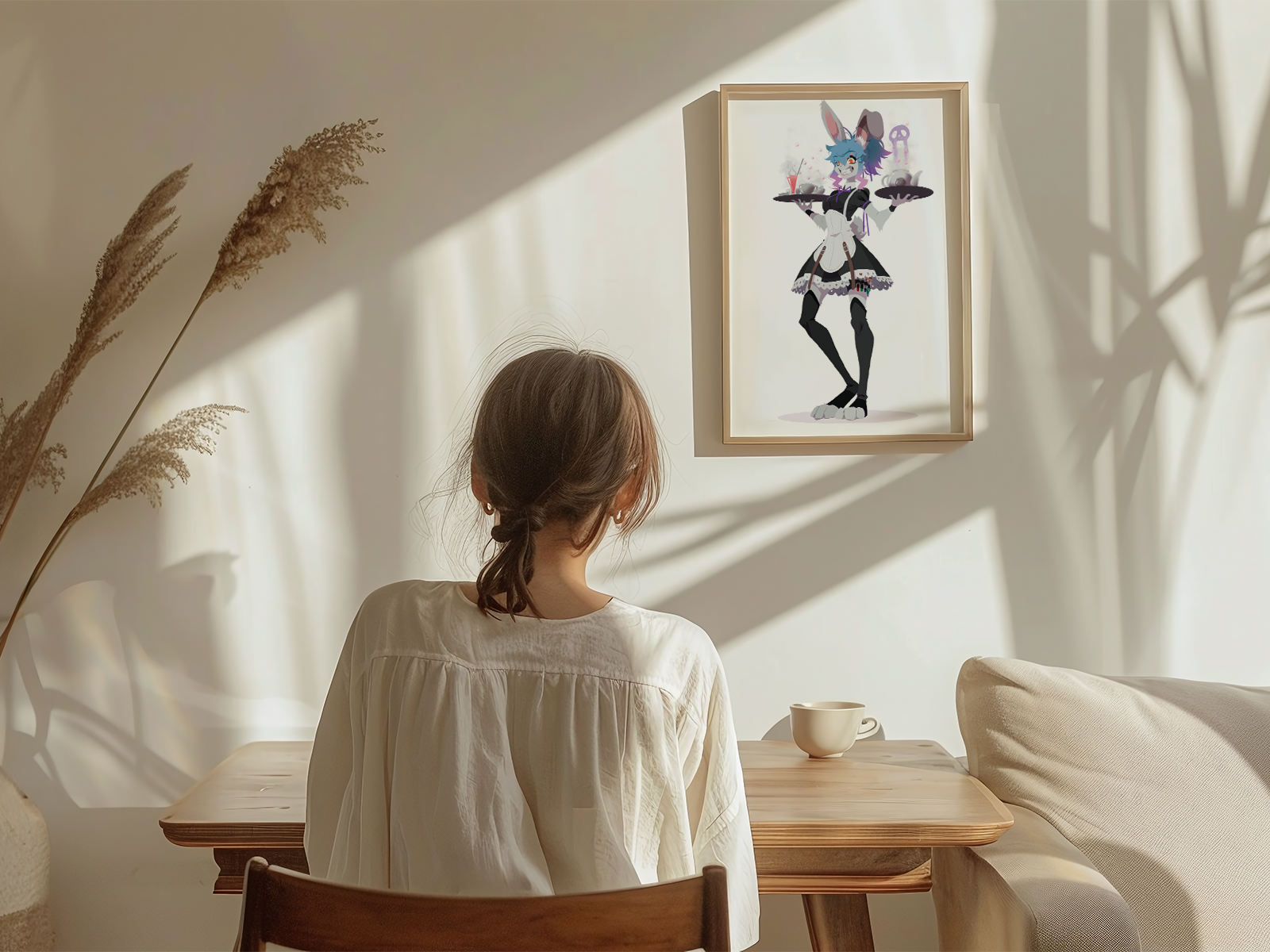 Fran the Maid Art Print | Gothic Lolita DnD Poster