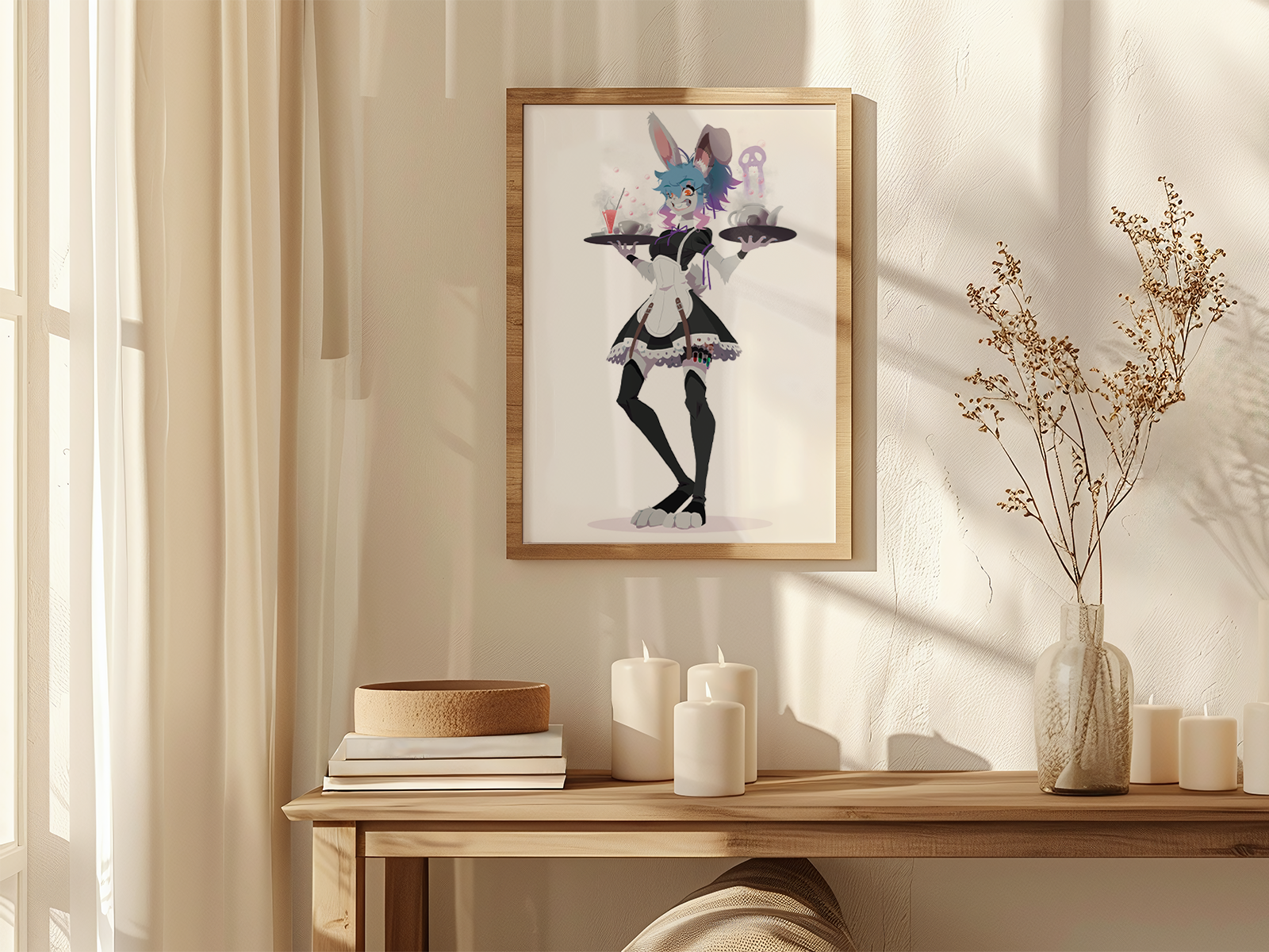 Fran the Maid Art Print | Gothic Lolita DnD Poster