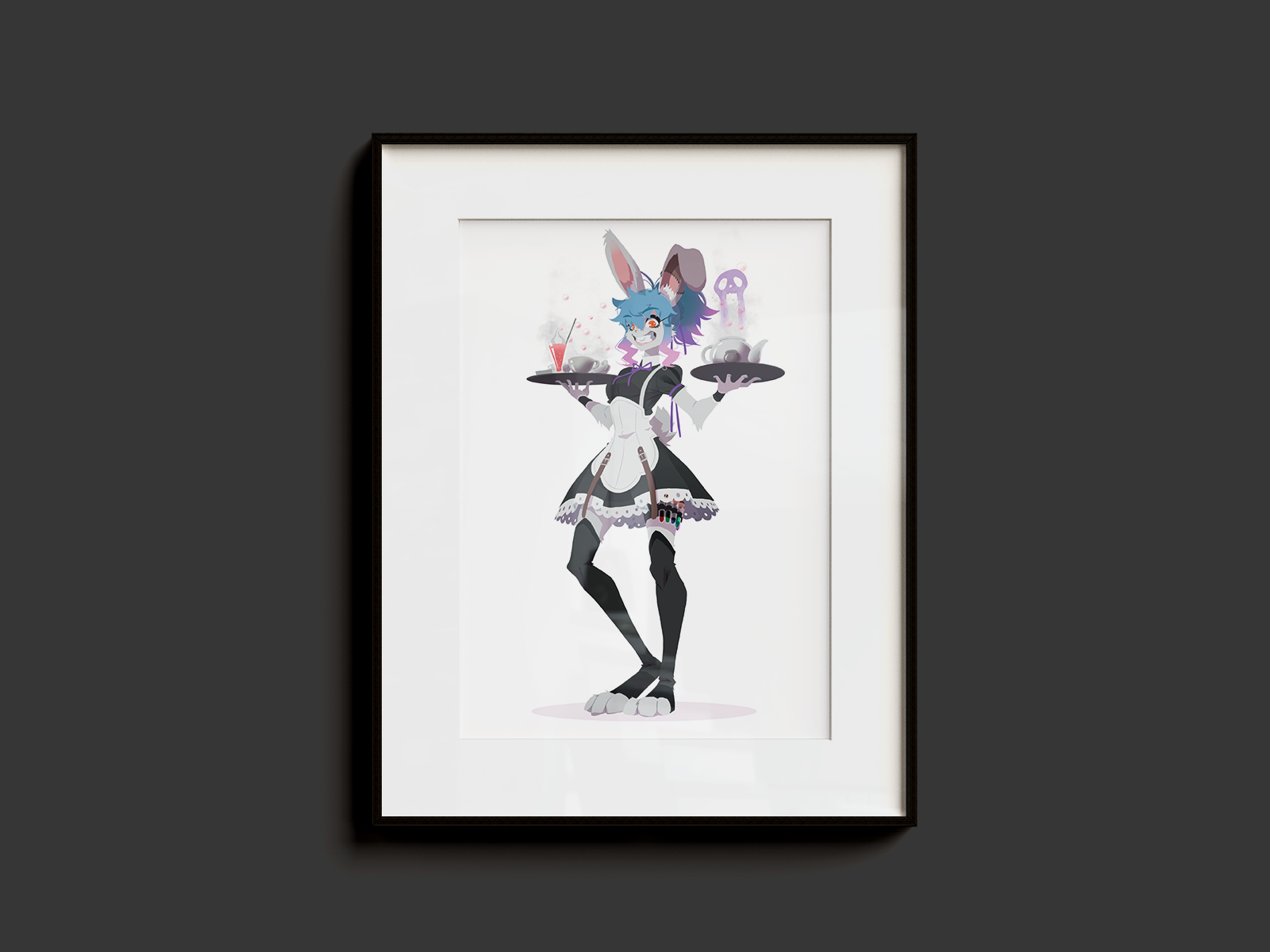 Fran the Maid Art Print | Gothic Lolita DnD Poster