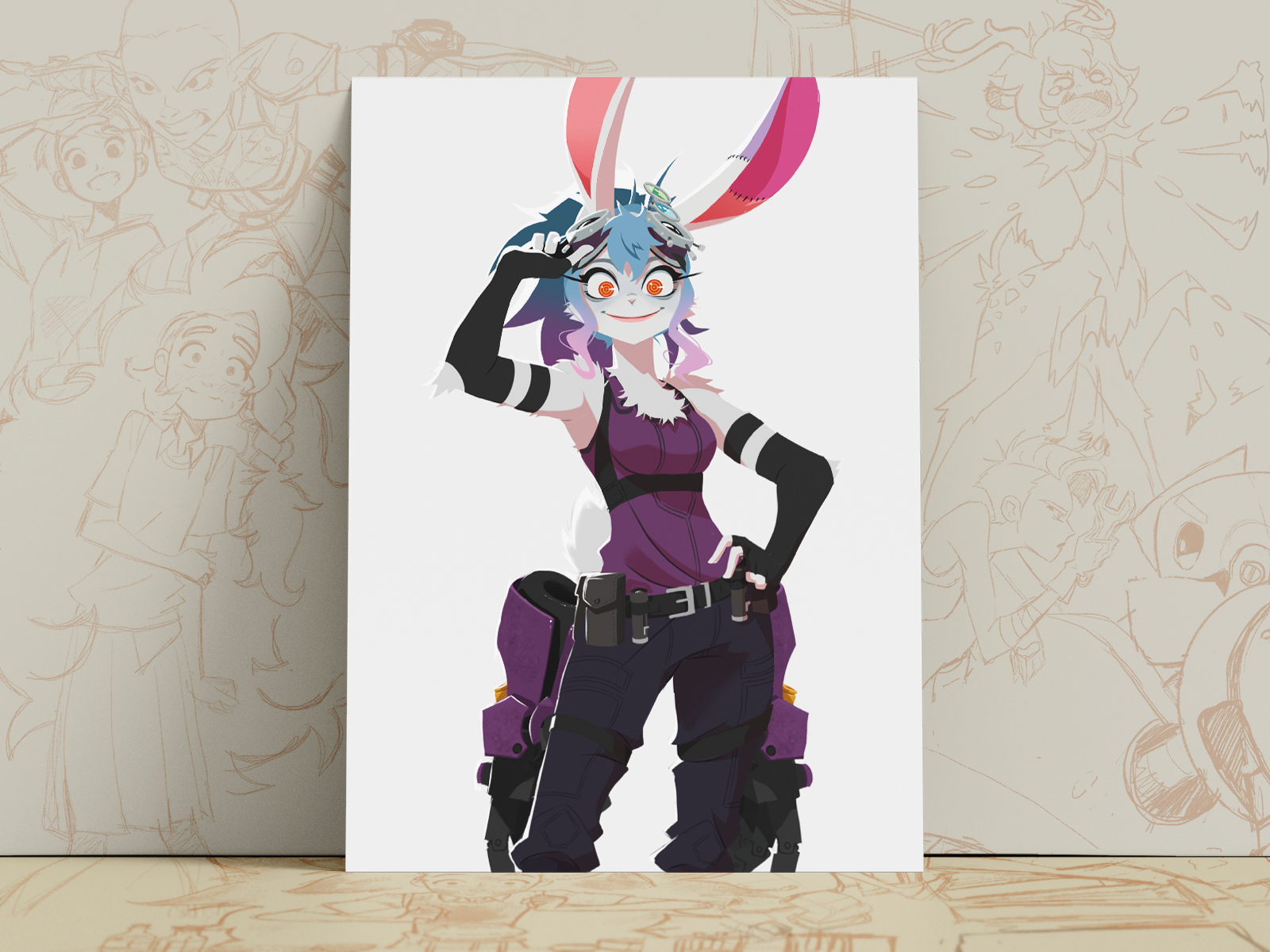 Fran the Artificer Art Print | DnD Inventor Poster