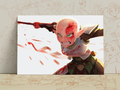 Elven Warrior Art Print | Fantasy Battle Poster