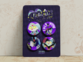 Fizzarolli Badge Set | Helluva Boss Badges