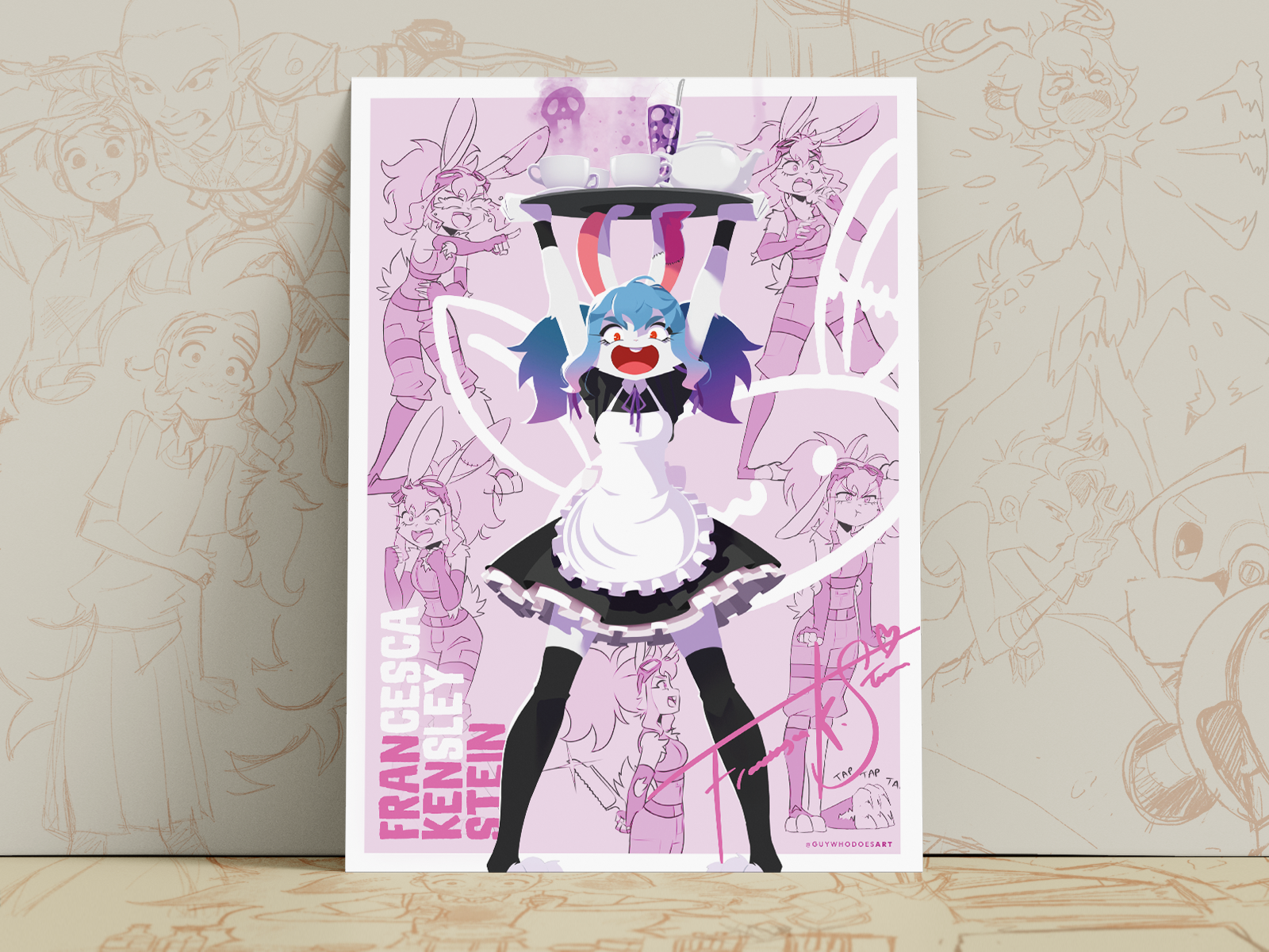Fran Art Print | Gothic Lolita Harengon Poster