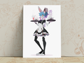 Fran the Maid Art Print | Gothic Lolita DnD Poster