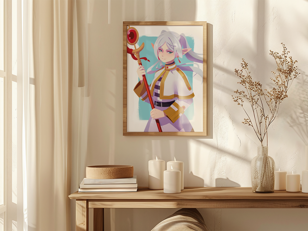 Frieren Art Print | Anime Fan Art Poster