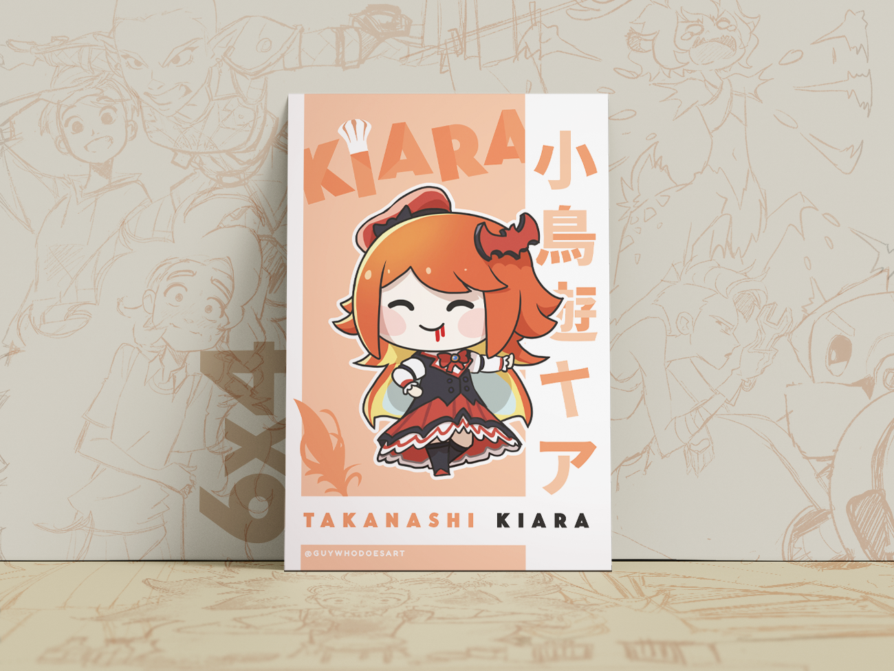 Takanashi Kiara Art Print