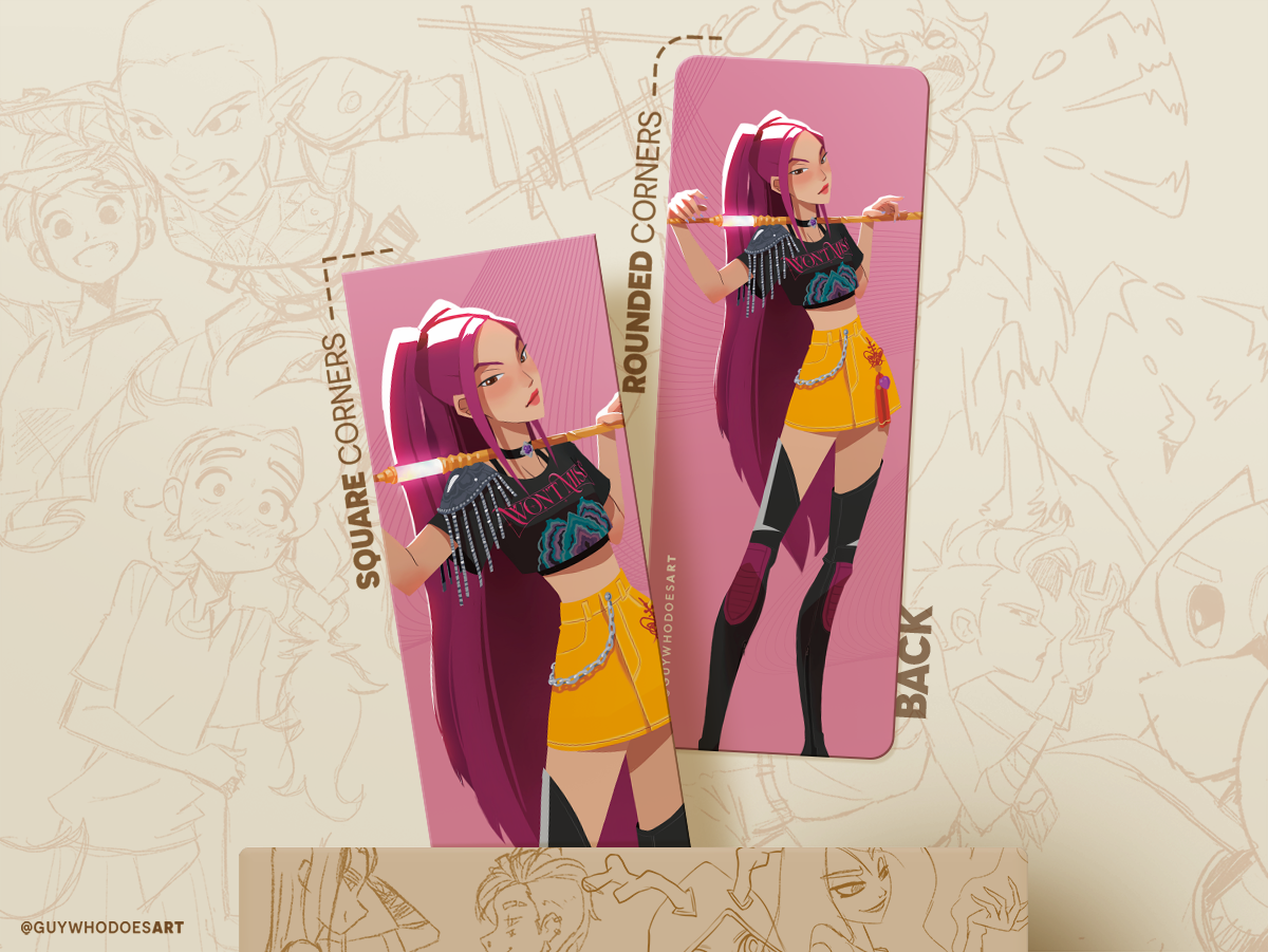 Huntrix Bookmarks | K‑Pop Demon Hunter Art