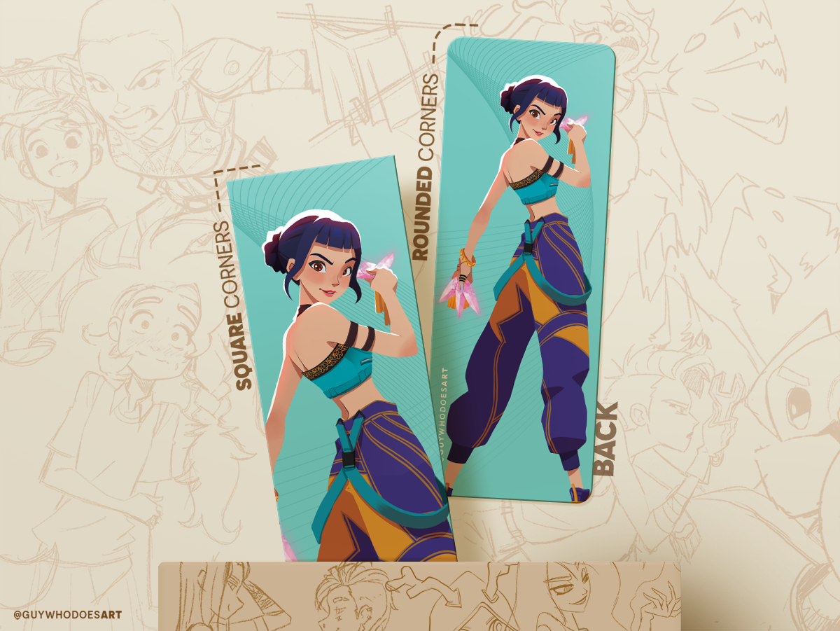 Huntrix Bookmarks | K‑Pop Demon Hunter Art