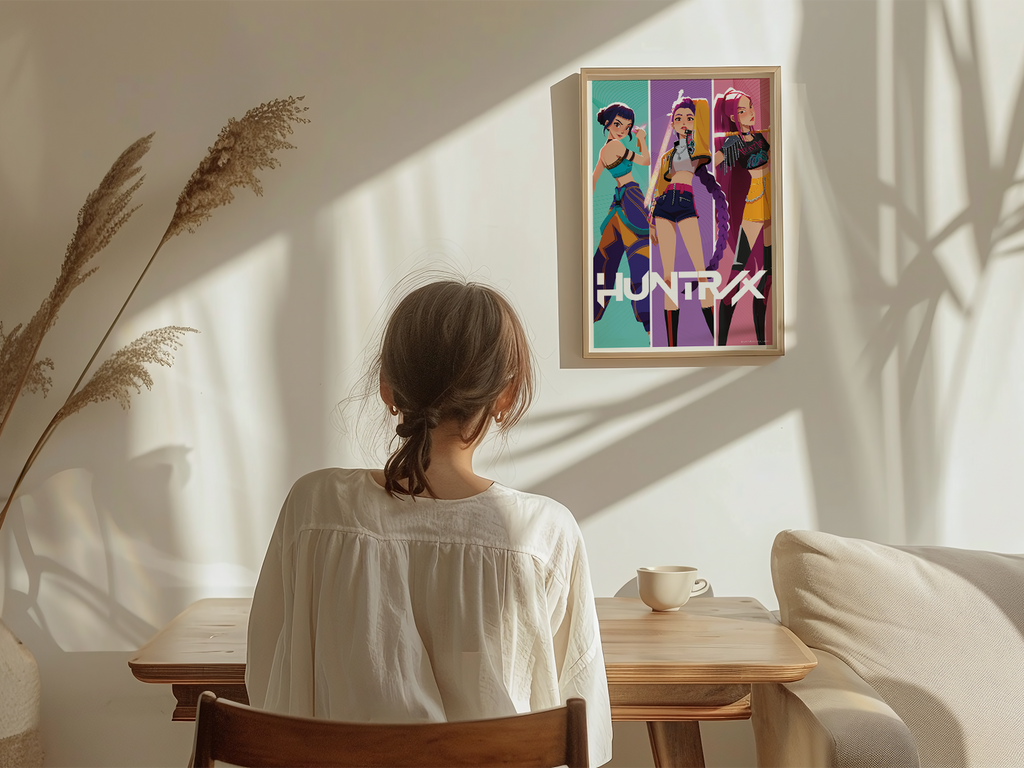 Huntrix Art Print | K‑Pop Demon Hunter Poster