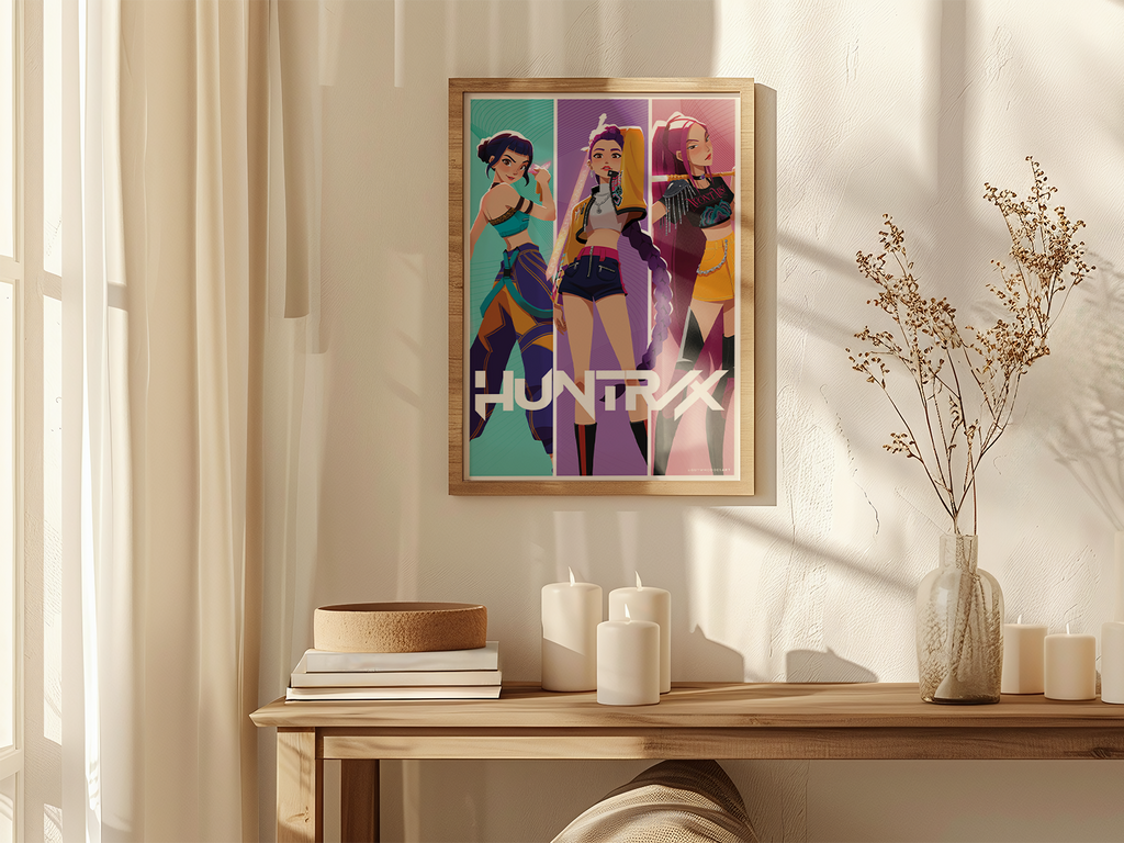 Huntrix Art Print | K‑Pop Demon Hunter Poster