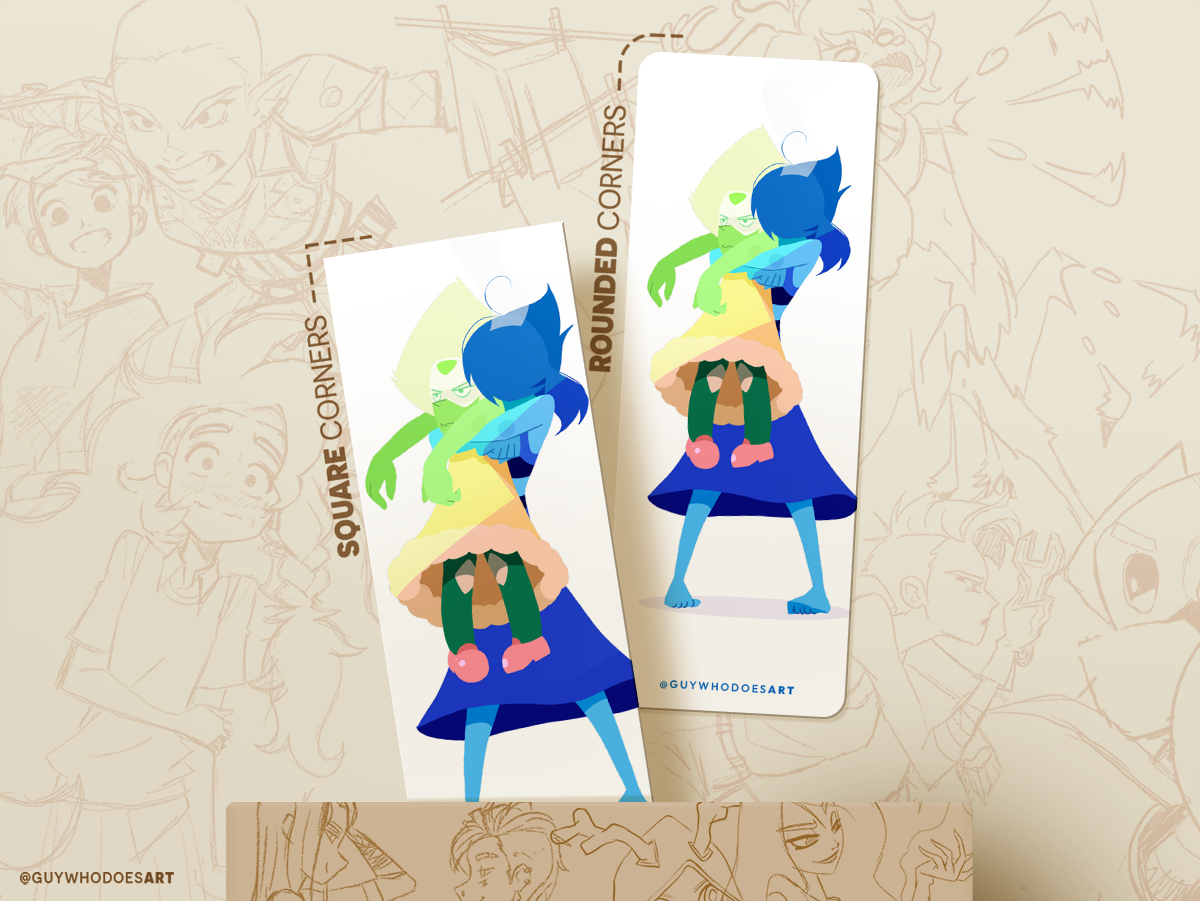 Lapidot Bookmark | Lapis and Peridot Steven Universe Fan Art