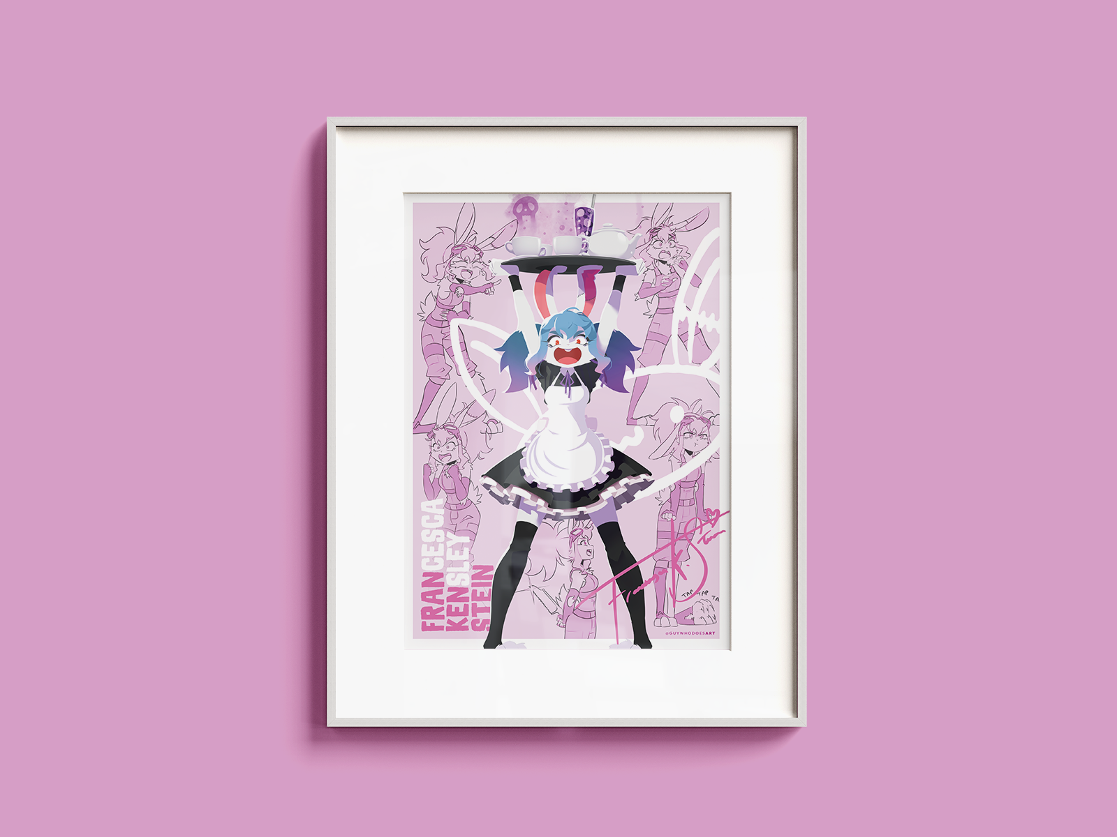 Fran Art Print | Gothic Lolita Harengon Poster