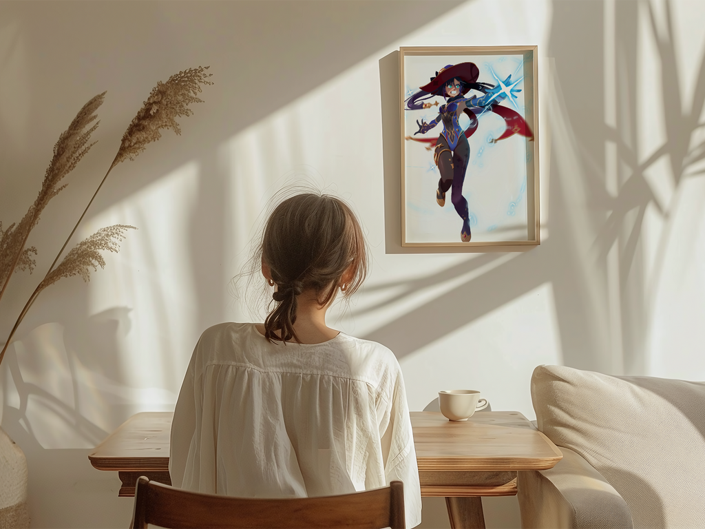 Mona Art Print | Genshin Impact Poster