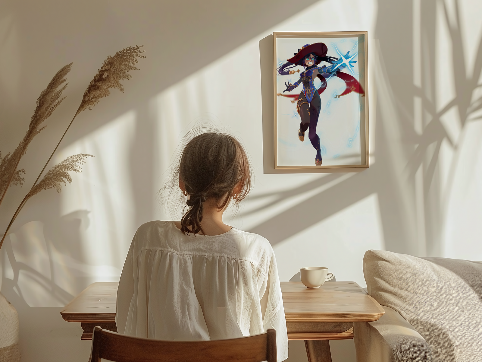 Mona Art Print | Genshin Impact Poster