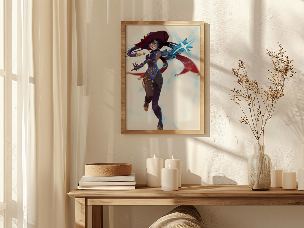 Mona Art Print | Genshin Impact Poster