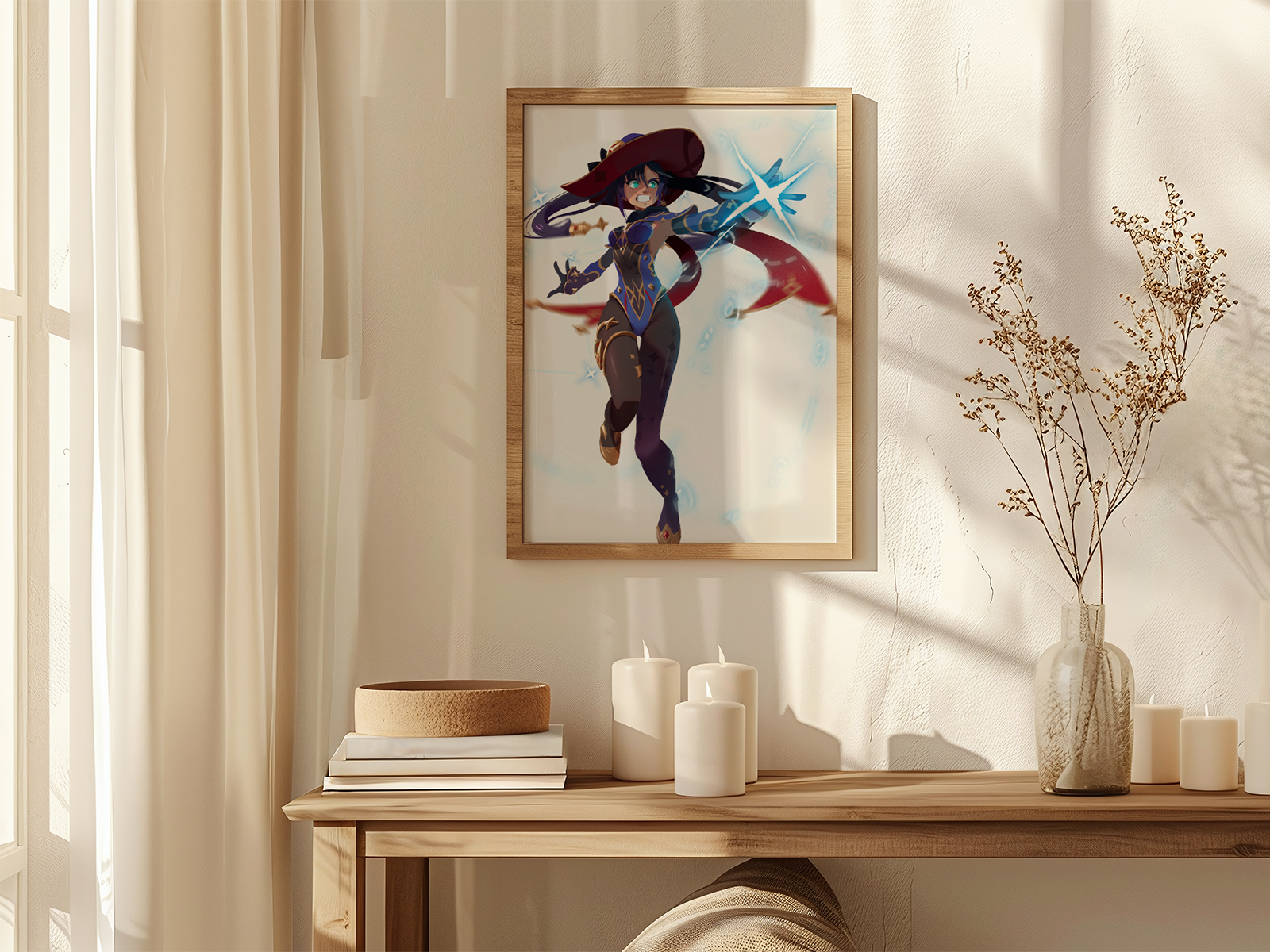 Mona Art Print | Genshin Impact Poster