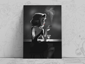 Film Noir Amphibian Art Print – 1940s Detective Bar Anthropomorphic Wall Decor