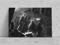 Shinsengumi Crime Scene Art Print | Film Noir Furry Poster