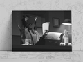 Vivian Grey Film Noir Art Print | 1940s Private Eye Wolf Detective Wall Decor