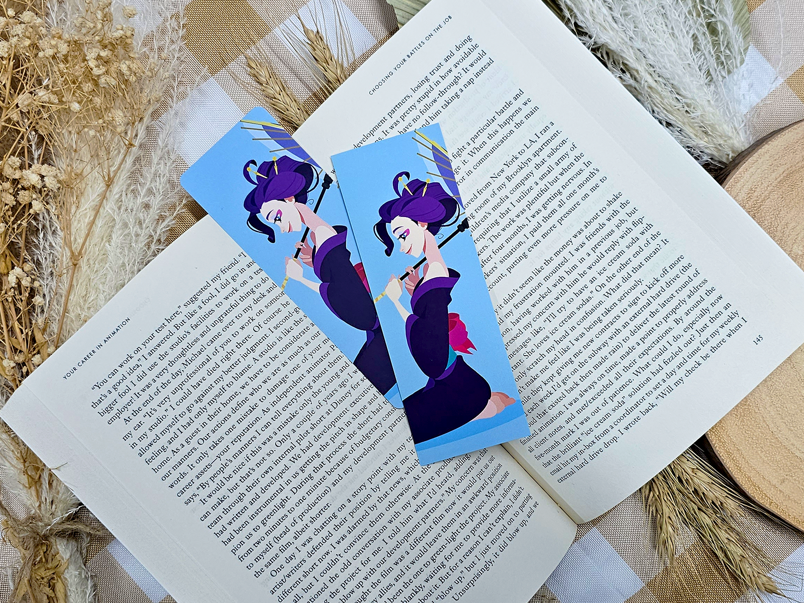 Rarity Geisha Bookmark – My Little Pony Inspired Art