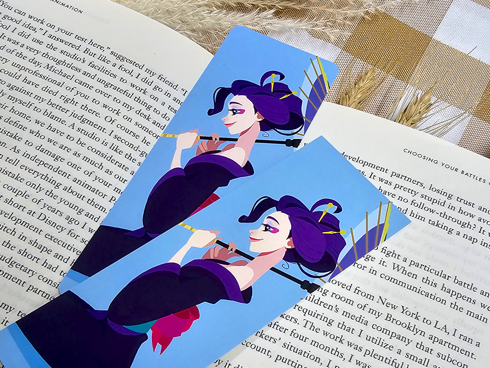 Rarity Geisha Bookmark – My Little Pony Inspired Art