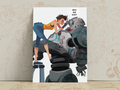 Robot Mechanic Art Print | Sci-Fi Poster | Anime Inspired