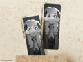 Noir Sheep Shaman Bookmark – Japanese Style Anthro Art