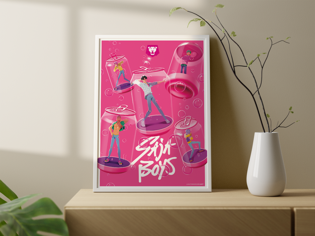 Saja Boys Art Print | K‑Pop Demon Hunter Poster