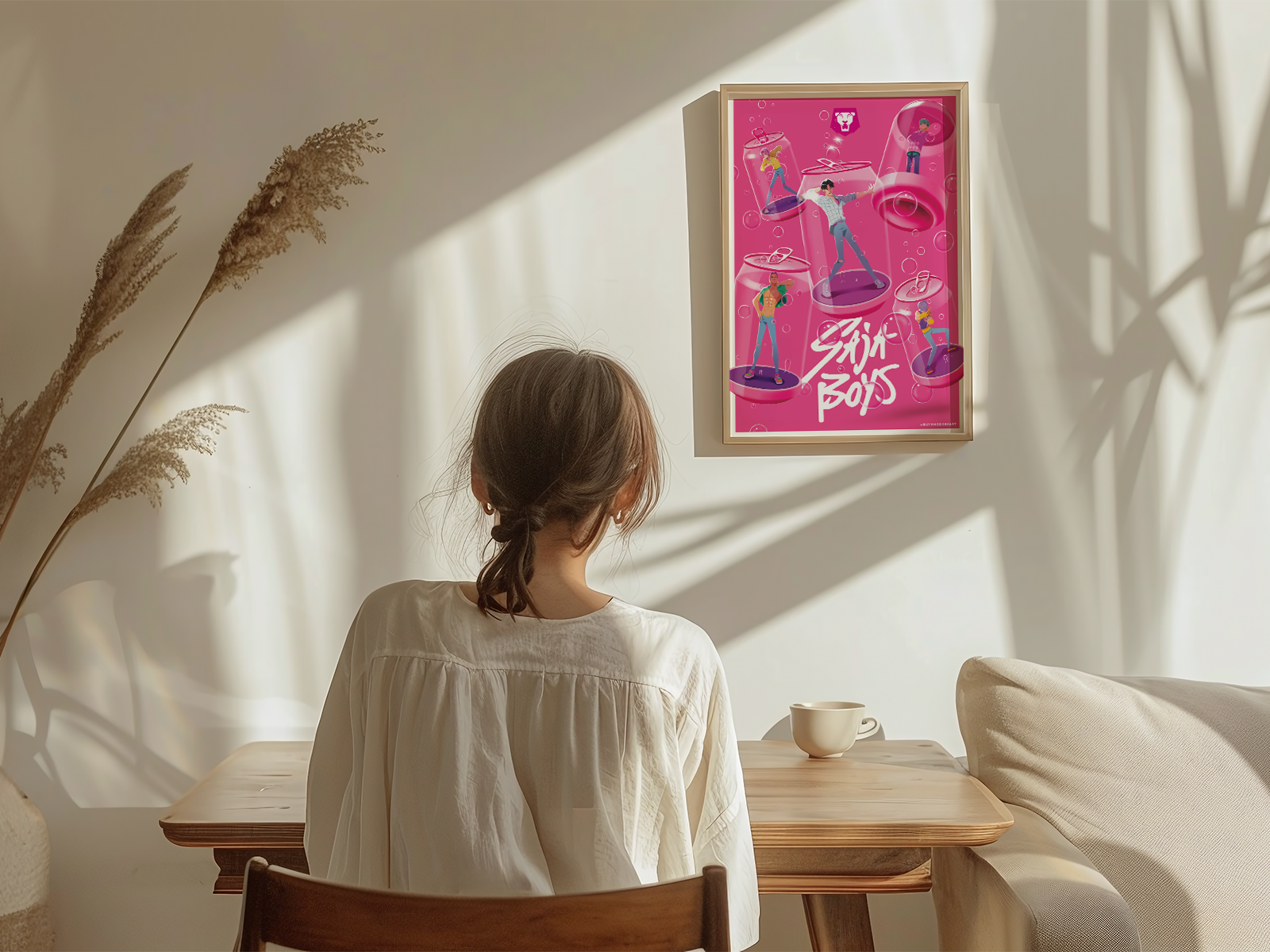 Saja Boys Art Print | K‑Pop Demon Hunter Poster