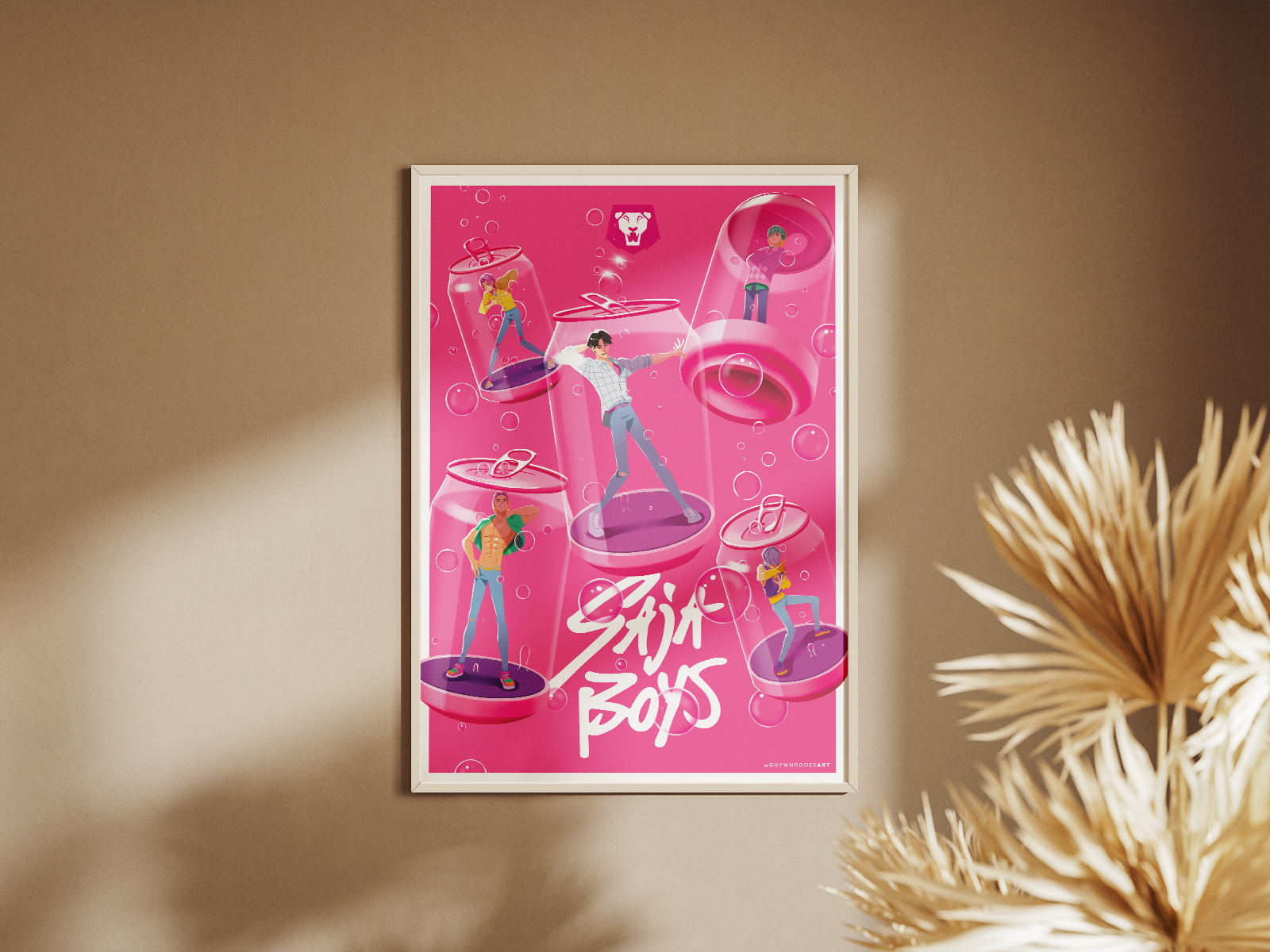 Saja Boys Art Print | K‑Pop Demon Hunter Poster