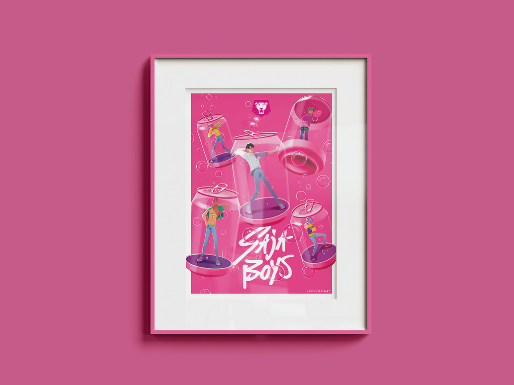 Saja Boys Art Print | K‑Pop Demon Hunter Poster