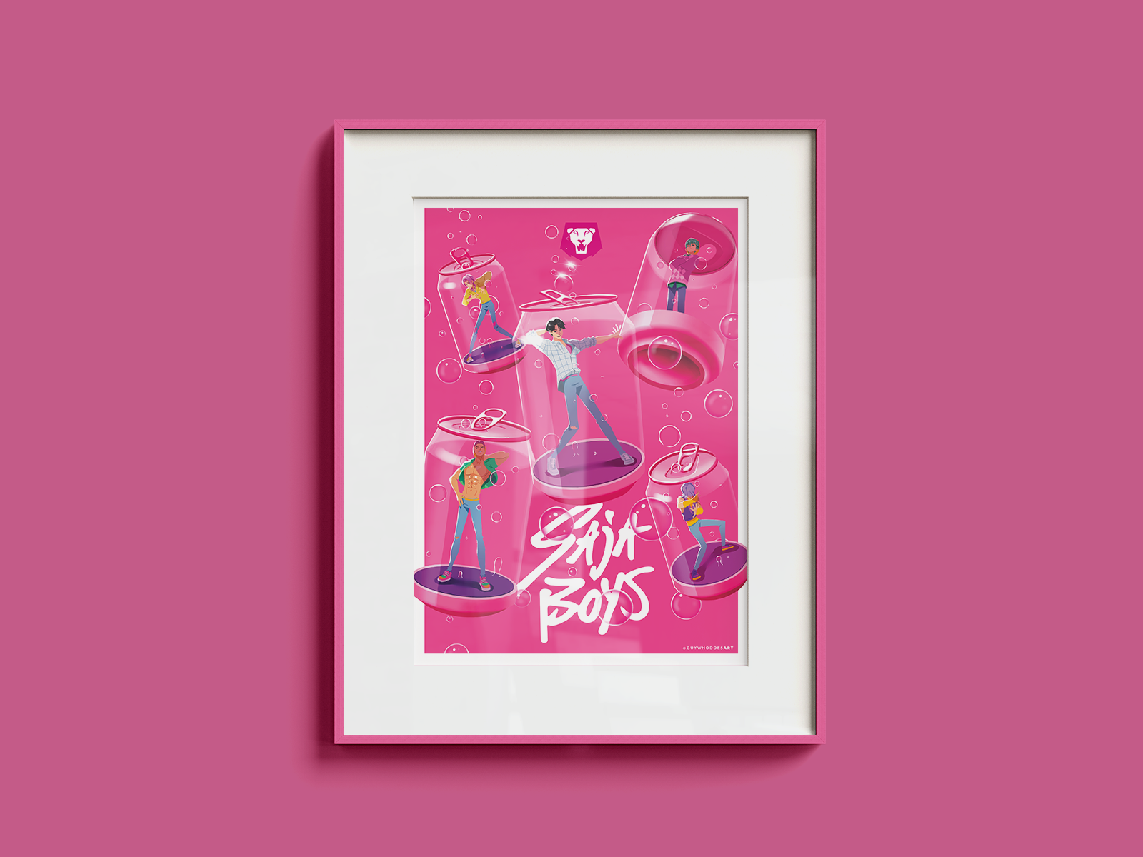 Saja Boys Art Print | K‑Pop Demon Hunter Poster