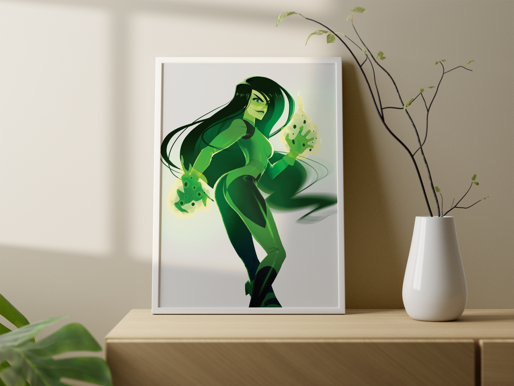 Shego Art Print | Kim Possible Anime Poster