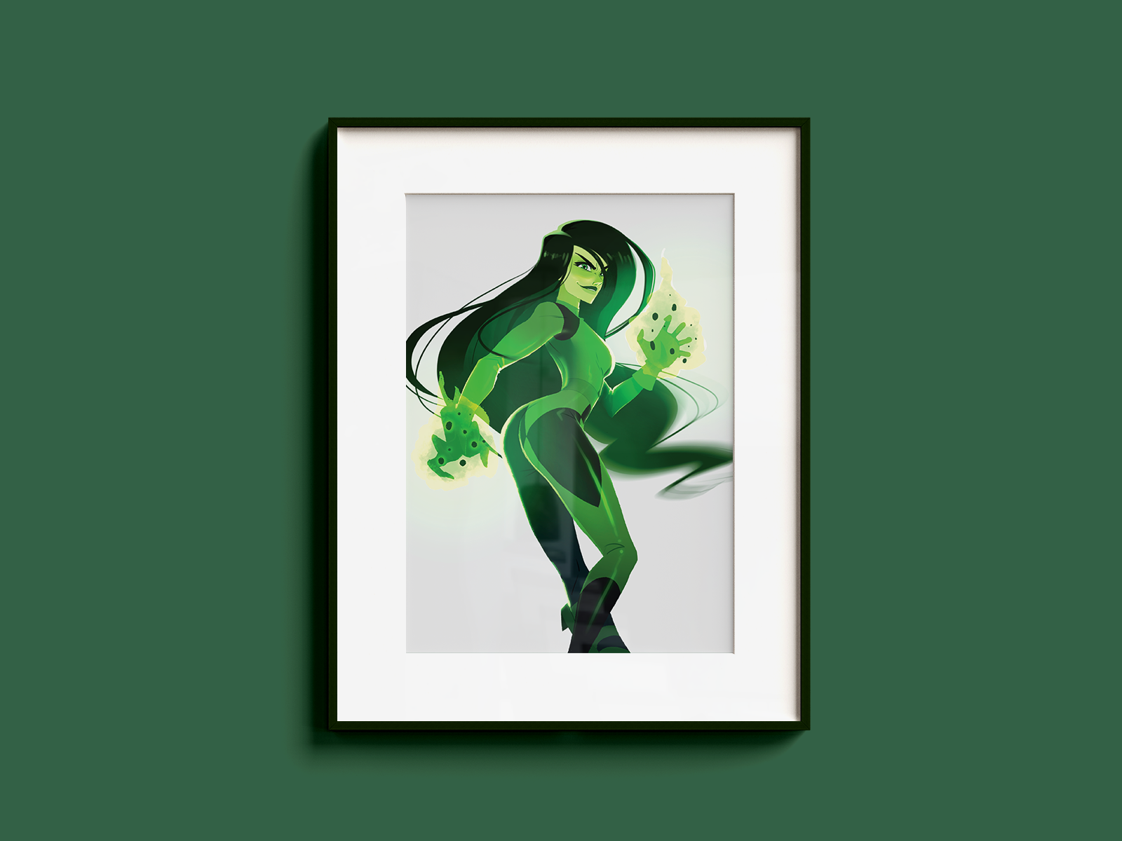Shego Art Print | Kim Possible Anime Poster