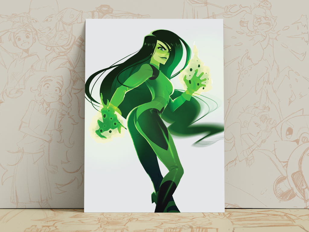 Shego Art Print | Kim Possible Anime Poster
