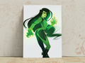 Shego Art Print | Kim Possible Anime Poster