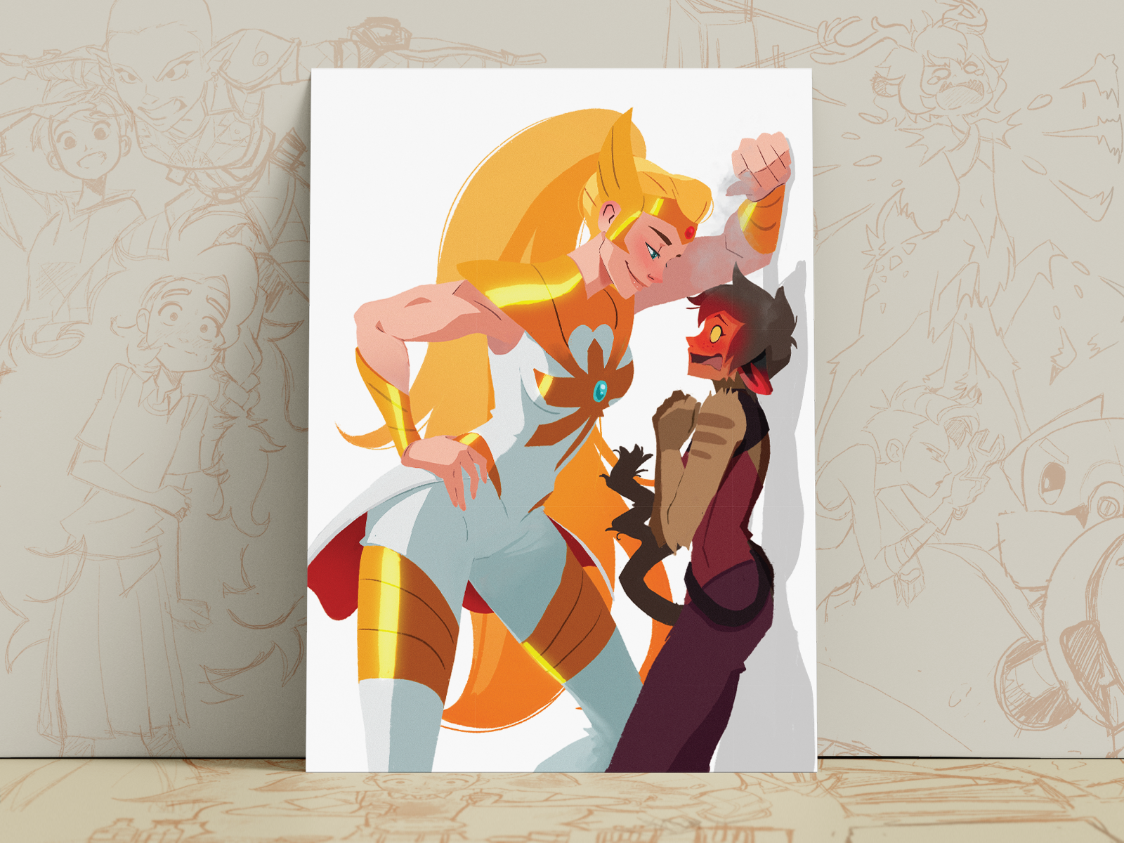Catradora Art Print | She‑Ra and the Princesses of Power Fan Art
