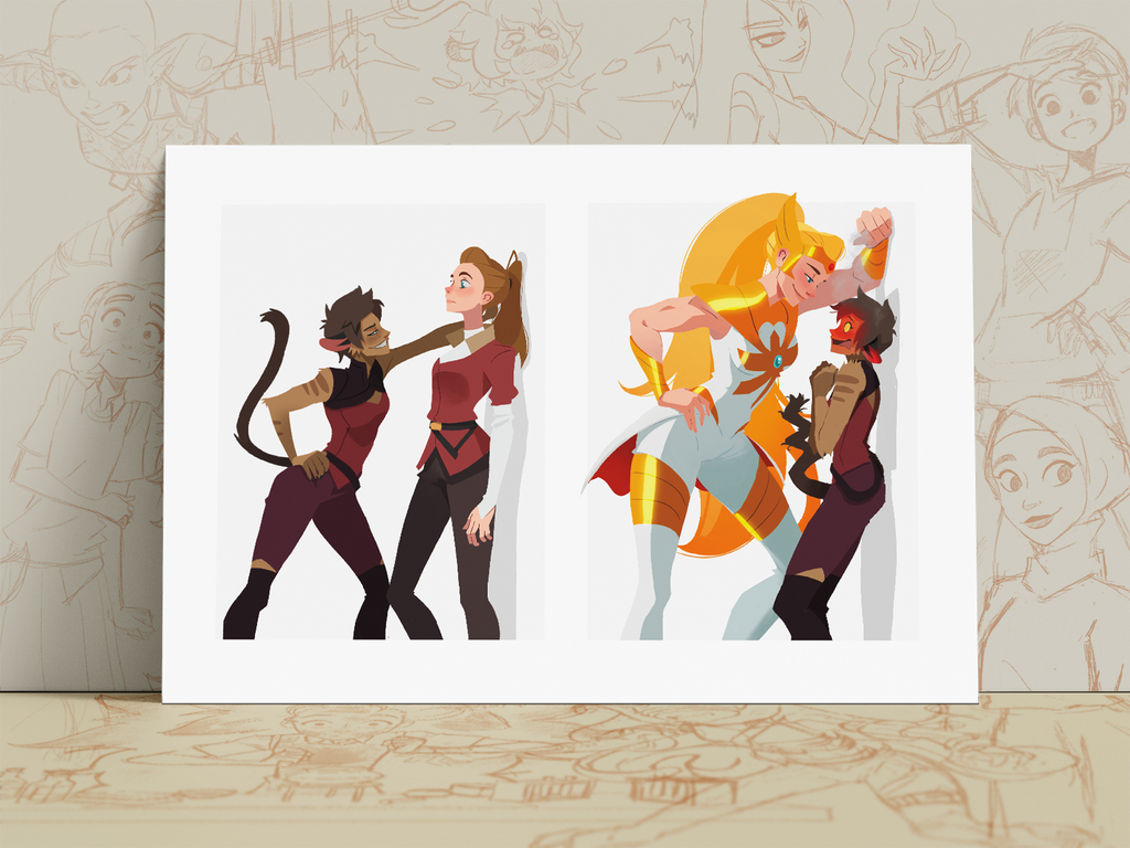 Catradora Art Print | She‑Ra and the Princesses of Power Fan Art