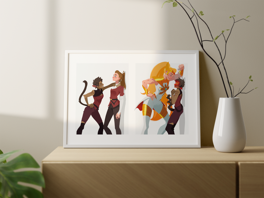 Catradora Art Print | She‑Ra and the Princesses of Power Fan Art