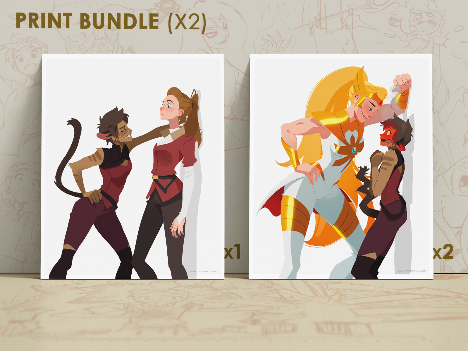 Catradora Art Print | She‑Ra and the Princesses of Power Fan Art