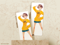 Anime Girl Bookmark | Hoodie Character Art (52 x 148mm)