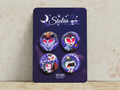 Stolas Badge Set | Helluva Boss Badges